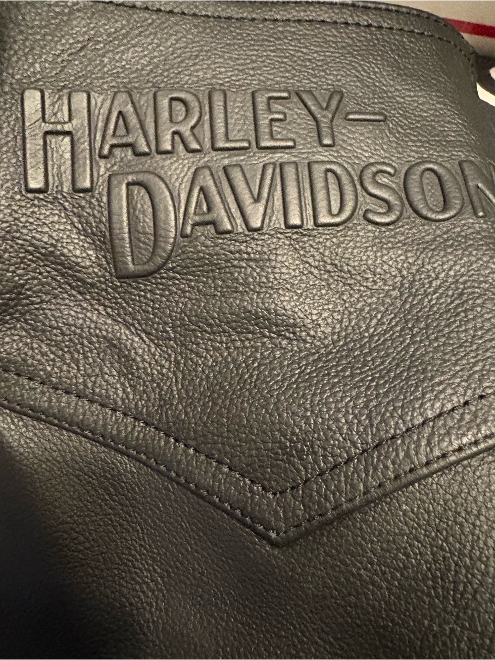 NWT Harley-Davidson Black Leather Chaps Large - Picture 12 of 12